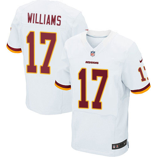 Men's Elite Doug Williams Nike Jersey White Road - #17 NFL Washington Redskins